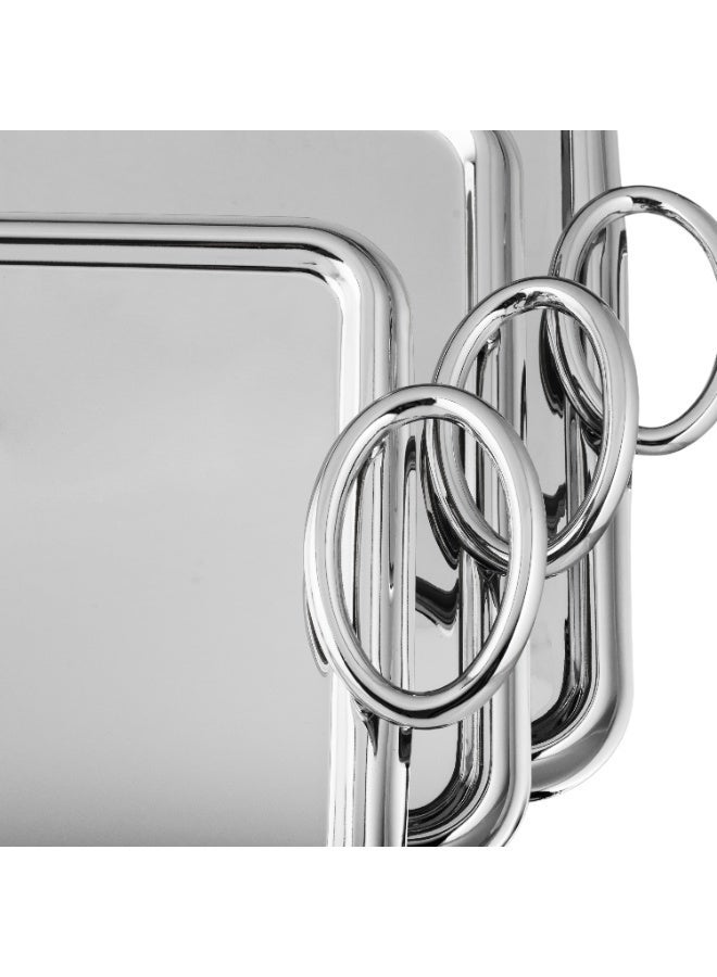 ريفان ✨ صواني وتباسي تقديم فاخرة – طقم 3 قطع | أناقة تليق بالضيافة الراقية ✨ - Image 5